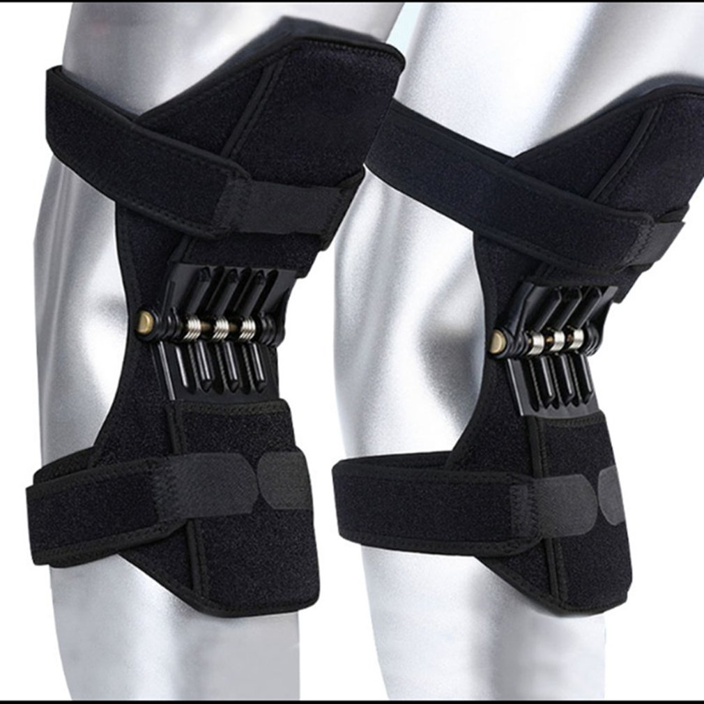 1Pc Joint Support Kniebeschermers Ademend Antislip Lift Knie Booster Pijnbestrijding Voor Knie Power Lente Kracht stabilisator Been Beschermen