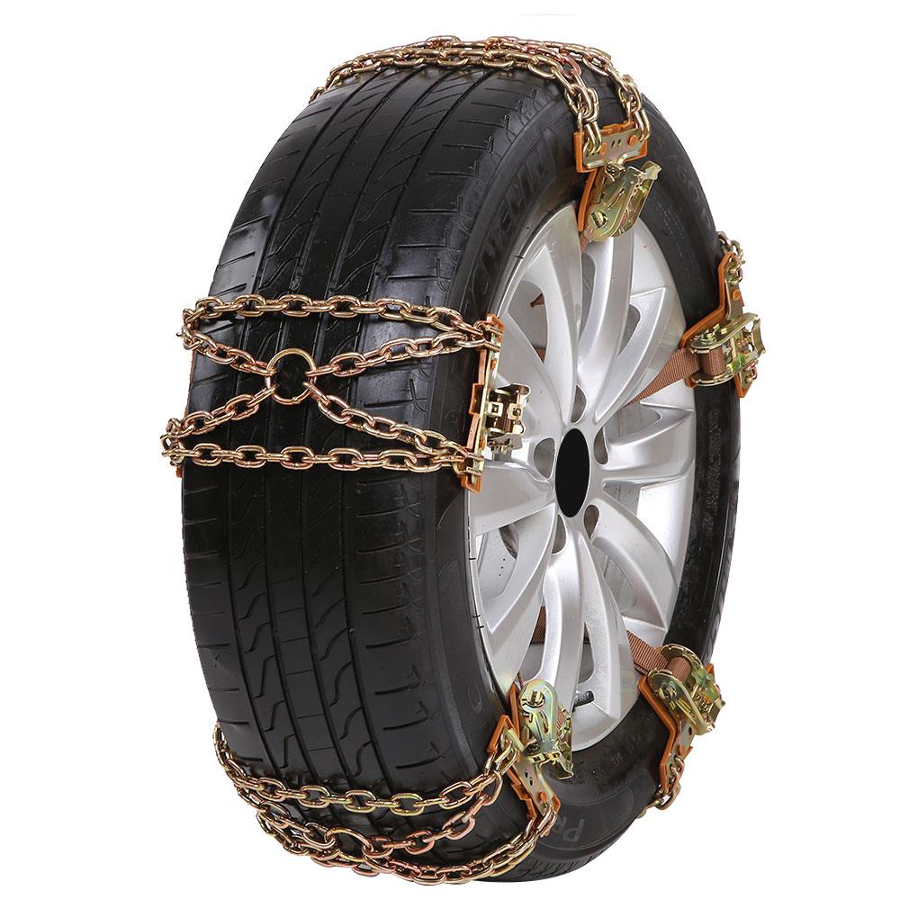 Anti-Skid Chain Skidproof Chains Universal Snow Chain Ice Car Metal Strap for Winter Safety Truck Anti Skid Belt