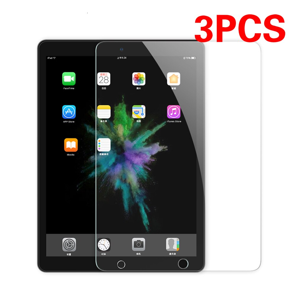 3pcs Tempered Glass Screen Protector for IPad 10.2 9.7 10. 5 10.9 11 IPad 8 7 6 5 Air 4 3 2 Mini Glass IPad