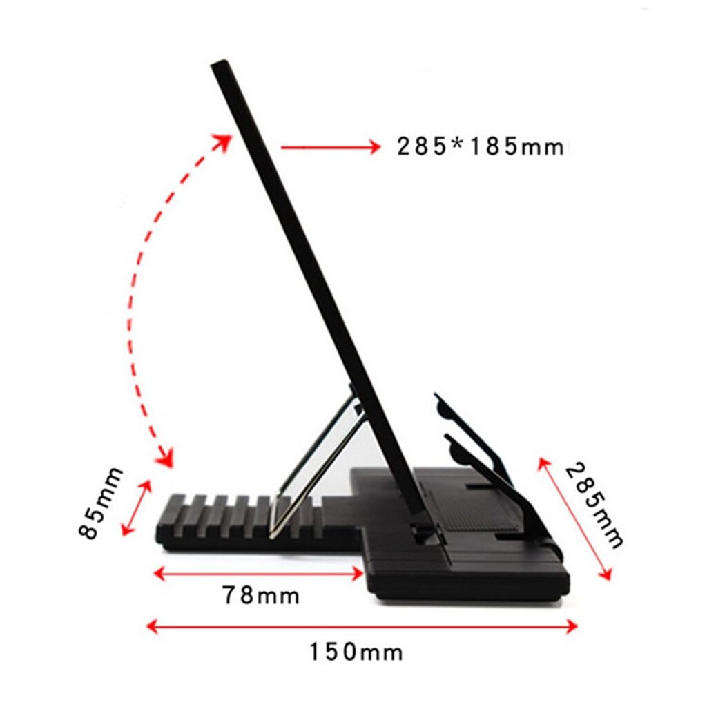 Portable Réglable Support de Lecture de Livre Plateau De Support Avec trombone Pour enfants Lisant Livre Magazine Document Support De Livres