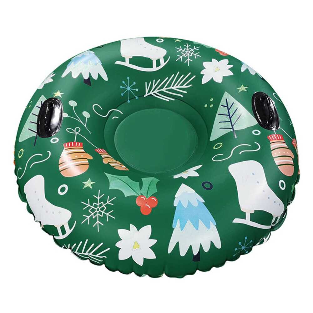 Family With Handle Funny Outdoor Sports Games Portable Inflatable PVC Snow Tube Winter Adults Childern Round Ski Circle
