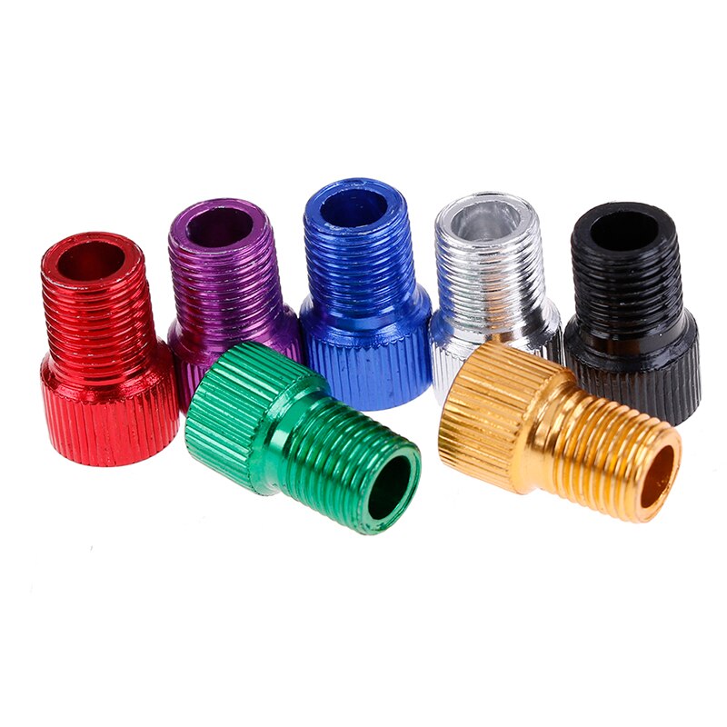 5pcs/Lot MTB Road Bike Tire Gas Valve Adaptor Tube Pump Repair Tools Bicycle Valve Adapter Air Pump Converter