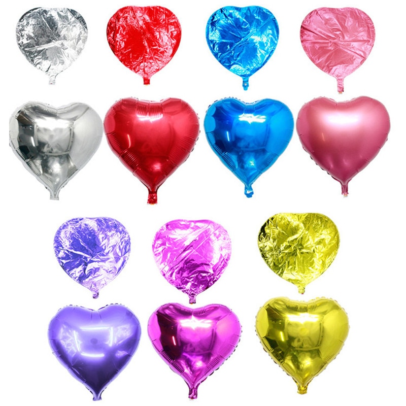 10 Inch Hartvorm Aluminiumfolie Luchtballon Kid Speelgoed Wedding Party Zeggen Liefde Decoraties Huwelijk Ballon Levert
