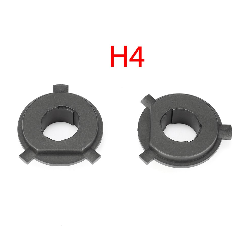 2 stk bil led hovedlys pære adapter holder base sokkel holder for  h1 h3 h4 h7 9004 9005 9007