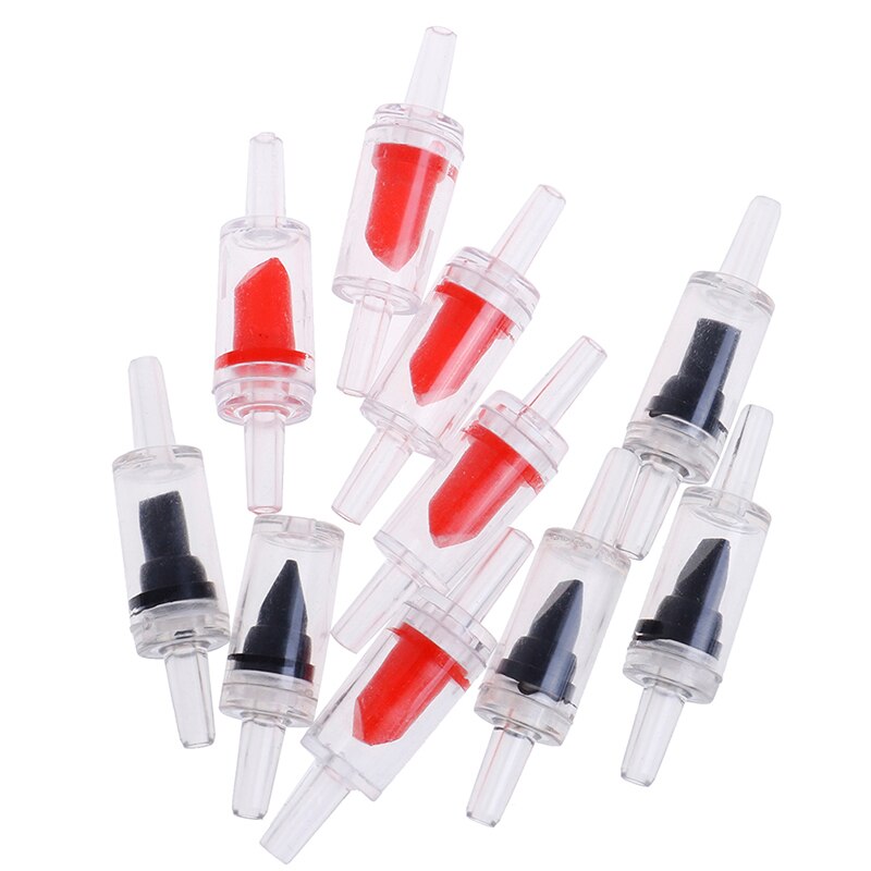 5Pcs Thuis Vis Aquarium Luchtpomp Terugslagklep One Way Non-Return Controleer Valve Aquarium Co2 System Air pomp