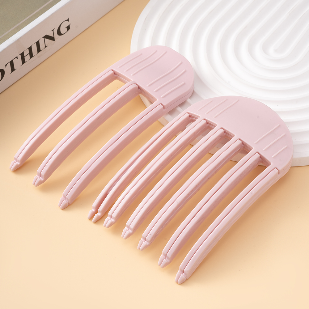 Fluffy Hairpin Curling Bangs Clips Hair Roots Volumizing Hair Clips Women Curling Fixed Shape Clips Volume Hair Roller: Red
