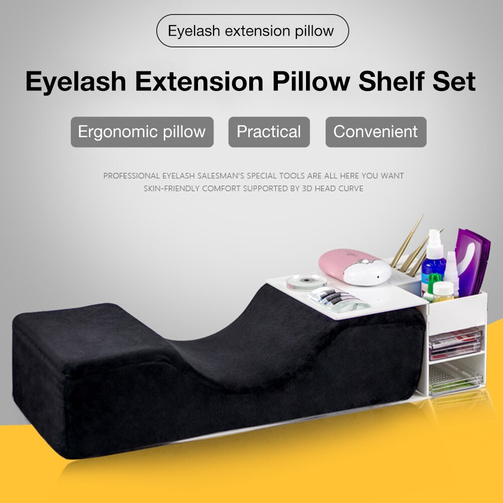 Professionele Wimper Extension Kussen Plank Set Professionele Hals Ondersteuning Enten Wimper Kussen Organizer Voor Schoonheidssalon