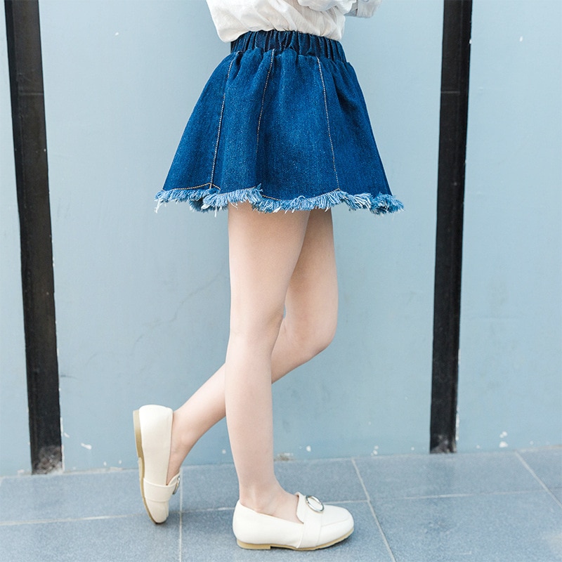 Kid Denim Skirt Summer Children's Denim Skirt