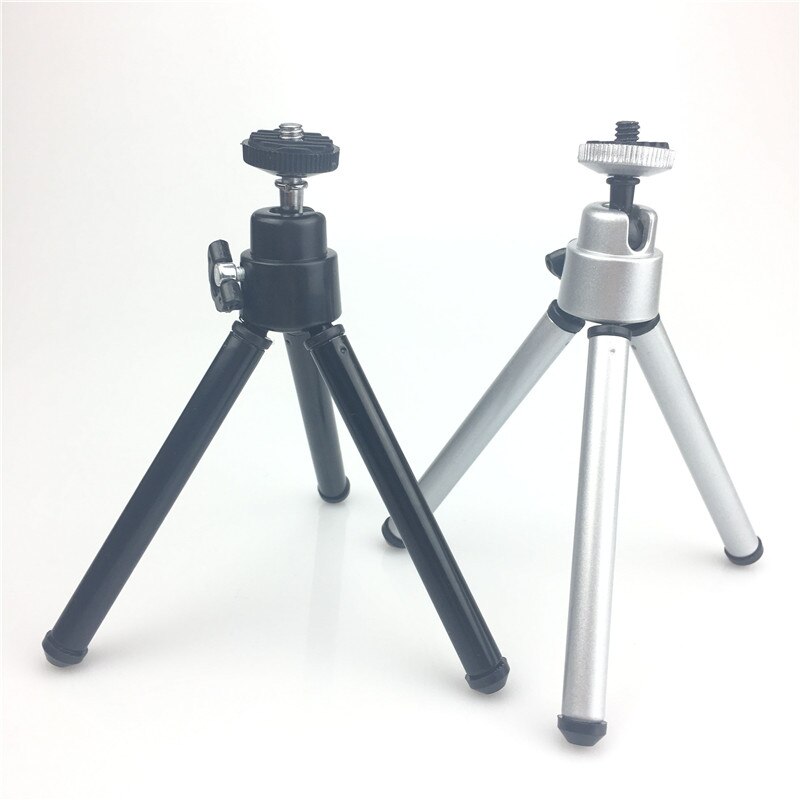 Aluminium Mobiele Telefoon Digitale Camera Tripod Stand Beugel Houder Adapter Voor Zelfontspanner Telefoon Ondersteuning Tripode