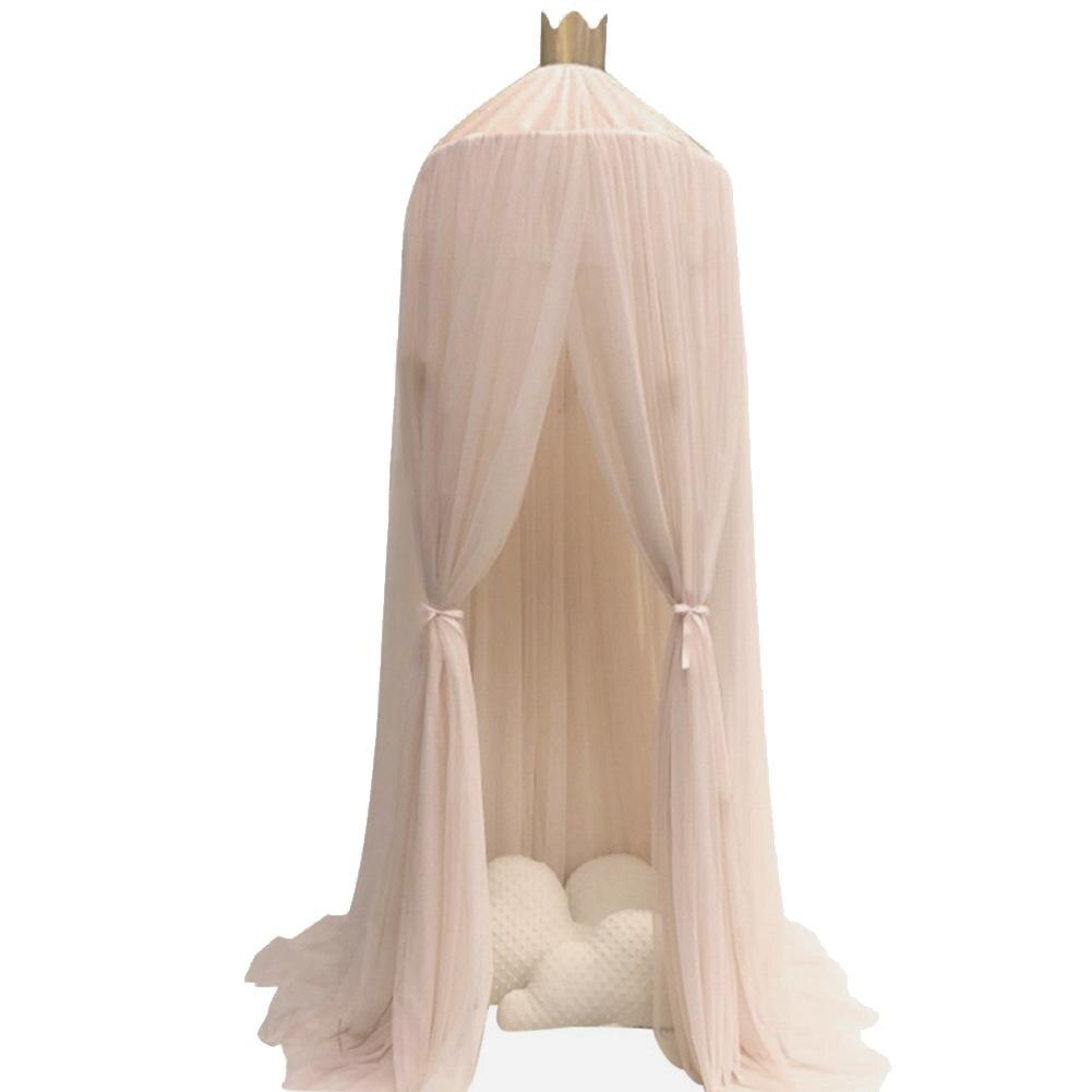 DishyKooker-moustiquaire pour enfants | Ronde, Top de tente en maille à 7 couches, couvre-lit, décoration de dôme, princesse Dream: Khaki