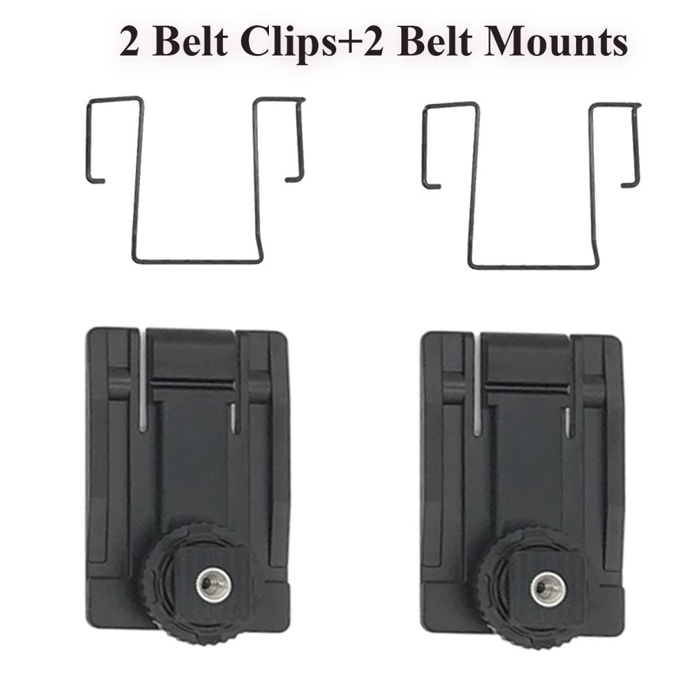 Saramonic Gürtel Clips Bodypack Mikrofon Halterungen Antennen Muttern für Drahtlose Mikrofon UWMIC9 System