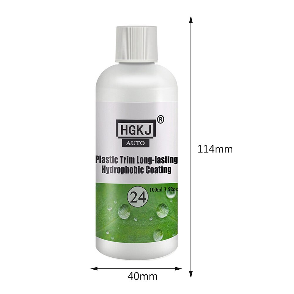 50/100Ml Hgkj Auto-Styling Auto Interieur Plastic Onderdelen Dashboard Loopvlakvernieuwing Middel Interieur Plastic Deel Loopvlakvernieuwing Schoonmaken agent: 100ml