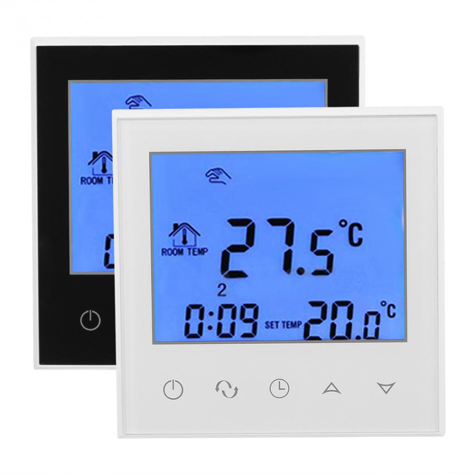 Heating Thermostat Room Temperature Controller Regulator Weekly Programmable Floor Heating Room Thermostat Warm Regulator