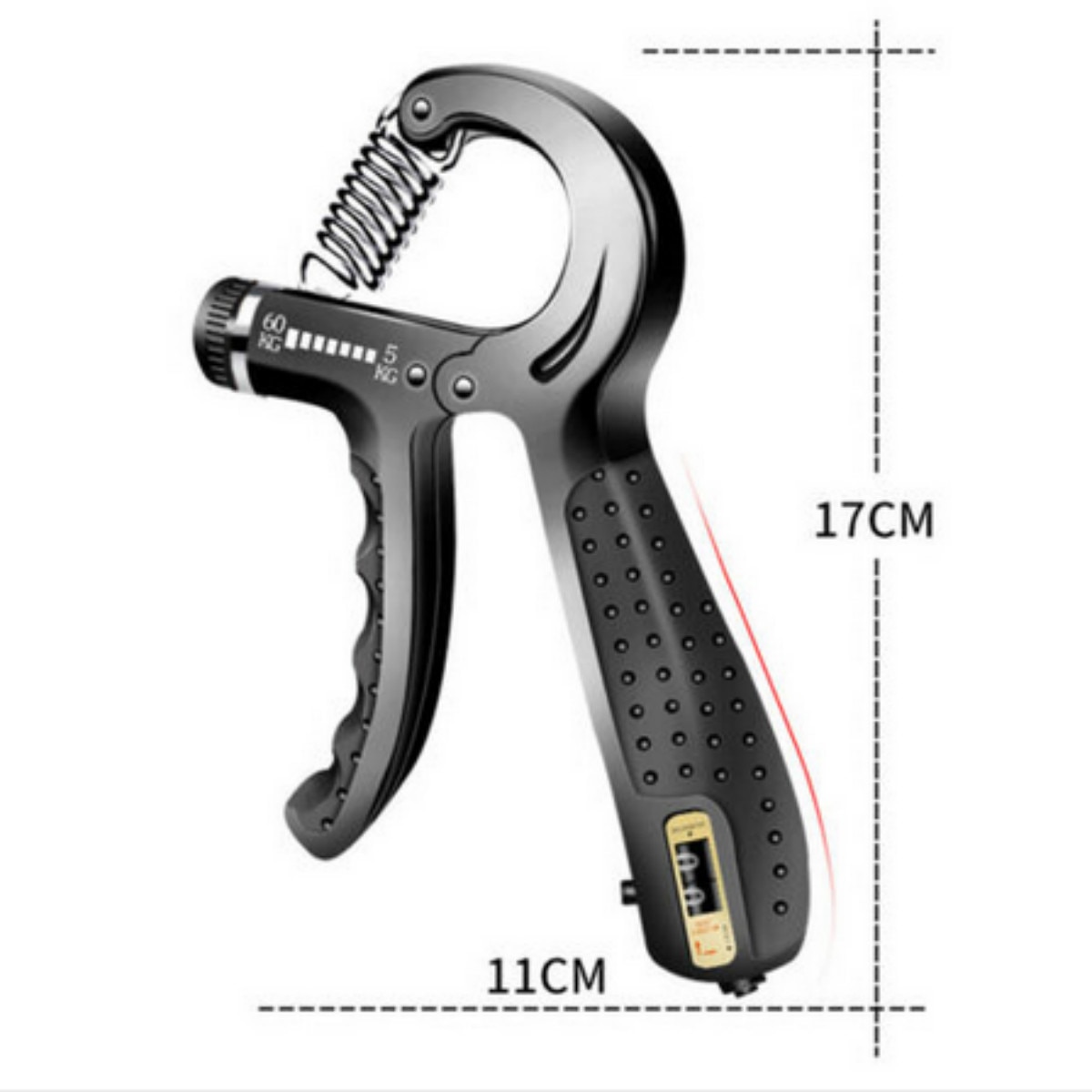 5PCS Resistance Bands Hand Grips Strengthener Set Wrist Finger Forearm Training Adjustable Hand Strength Exercise Fitness Tool