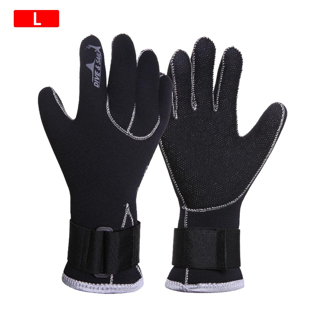 3Mm Neopreen Scuba Dive Handschoenen Zwemmen Handschoenen Snorkelen Apparatuur Anti Scratch Keep Warm Wetsuit Materiaal: L
