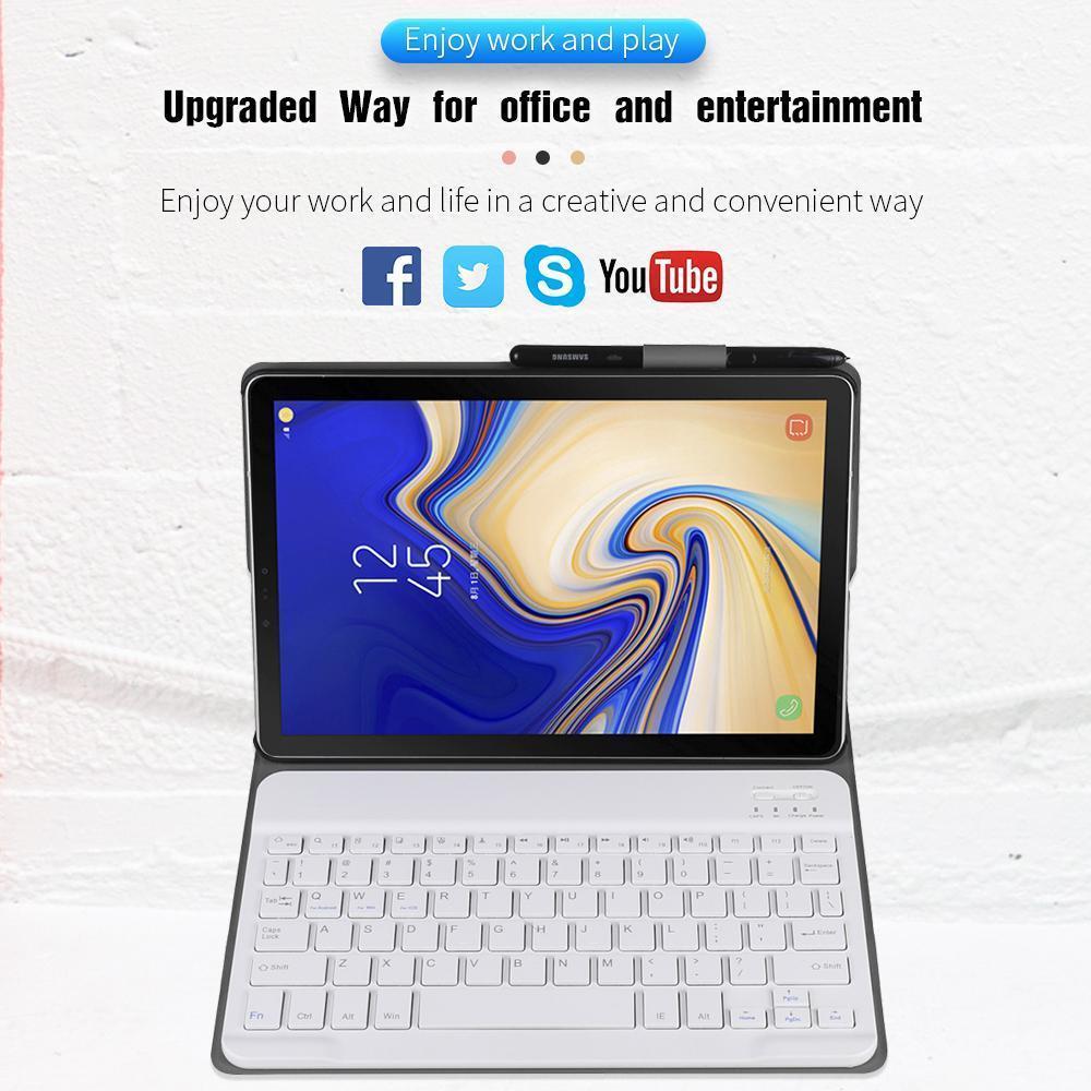 Wireless Keyboard Case Voor Samsung Galaxy Tab S5E Bluetooth Magnetische Flip Toetsenbord Tablet Cover Voor Samsung Tab S5E S4 S5 E 10.5