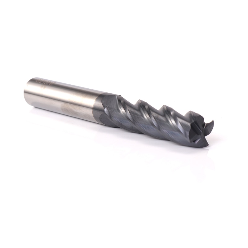 1 stücke einstellen hartmetall-schaftfräser 2 5 6 8 10 12mm 4 Flöte Fräser Legierung Beschichtung Wolfram stahl schneiden werkzeug CNC bearbeitungs Schaftfräser