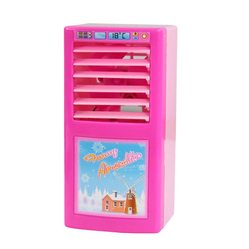 Children Kid Boy Girl Mini Kitchen Electrical Appliance Washing Machine Toy Set Dummy Pretended Play: Air Conditioner Toy