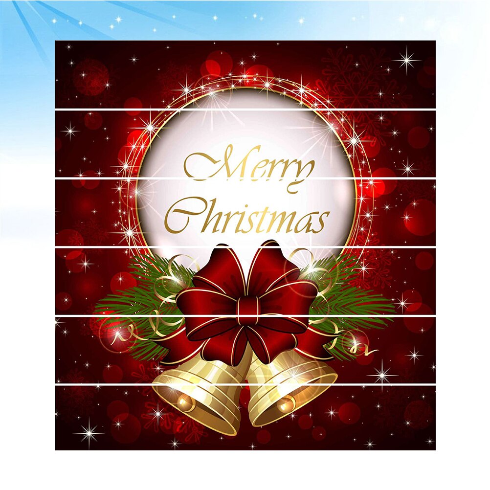 Christmas Bell 3D Trap Stickers Creatieve Zelfklevende Trap Decal Trap Decoratie