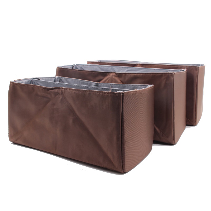 Bag in bag Handtas Portemonnee Purse Organizer Insert Tote Pakket Tas voor Vrouwen Fit Speedy 25 & 30 & 35; koffie Kleur