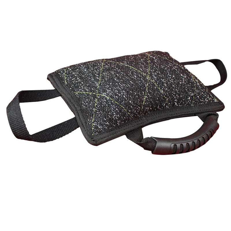 Honden bijtring Honden kauwspeelgoed Hond Sleepboot Bite Kussen Jute Bite Kauwen Fetch Toy Puppy Training Interactief spelen
