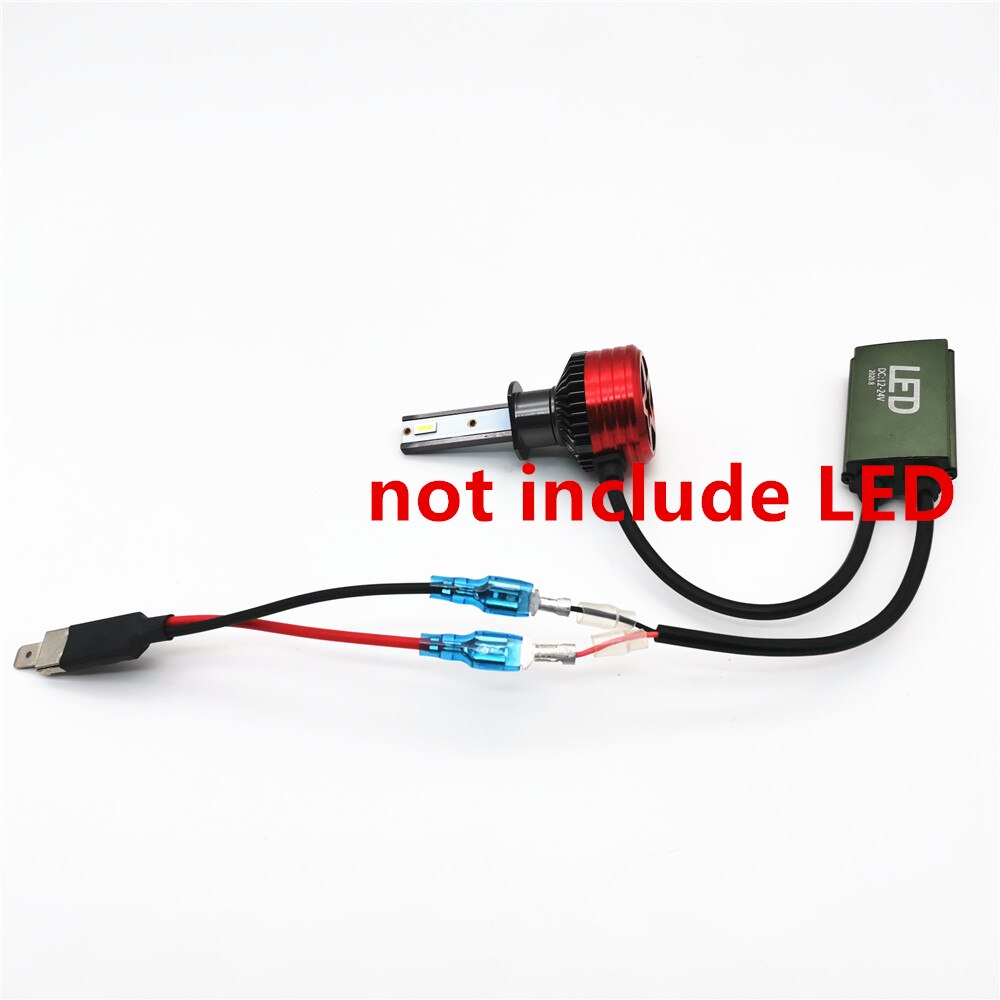 H1 Cable conector para LED adaptador de soporte para Bombillas de faros LED adaptador de reemplazo soporte para H1 de conversión único cableado