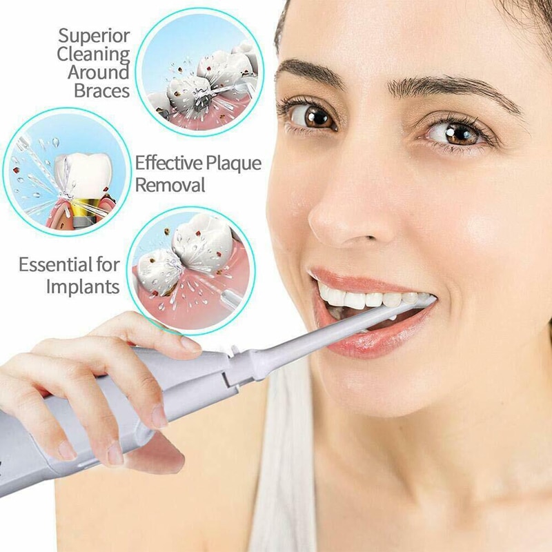 Tooth Mouth Cleaner Denture Cleaner Dental Water Jet Teeth Oral Care Floss Dental Water Jet Portable Oral Irrigator Pressure