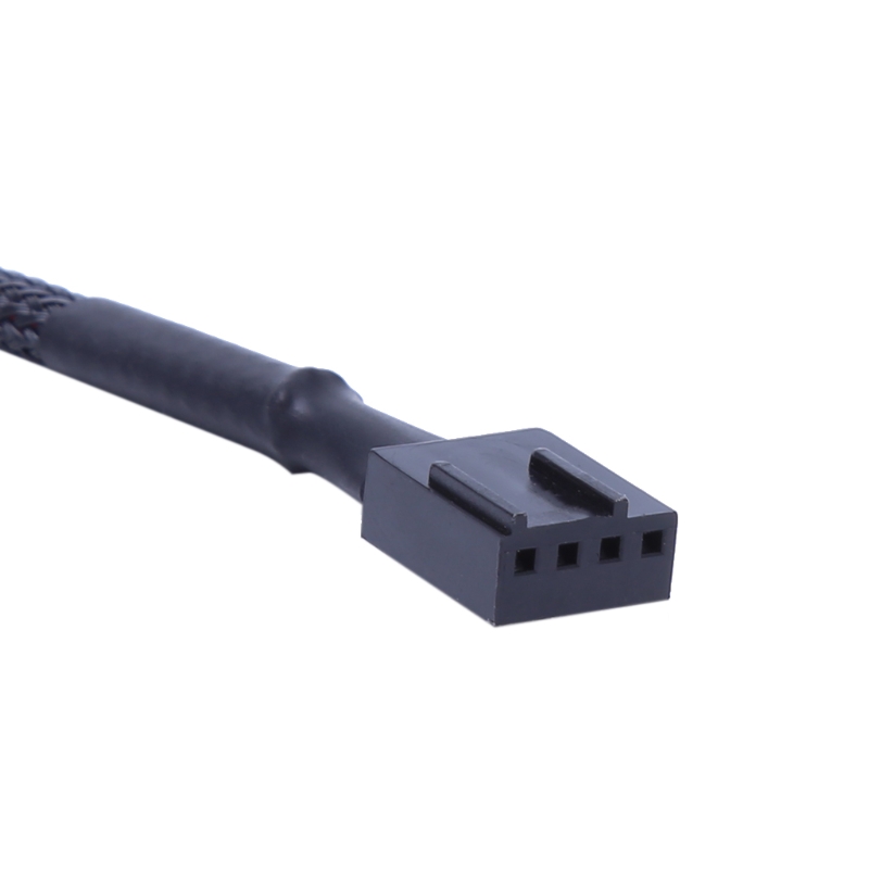 1 Female To 4 Male 4-Port Socket Power Cable For 4-Pin PWM Connector Cooling Fan