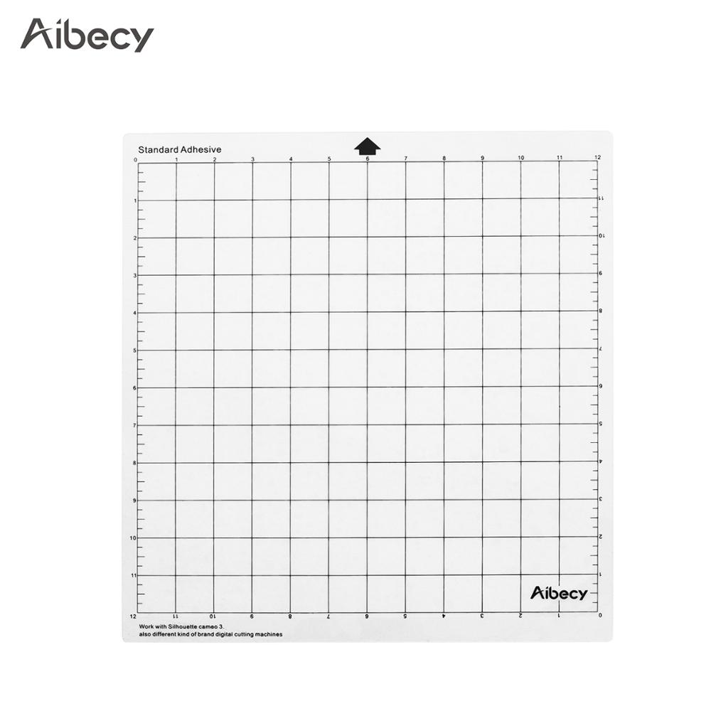 1/2/3/5pcs Aibecy Cutting Mat 12In Measuring Repalcement Translucent PP Material Cutting Pad Adhesive Mat DIY Tool Cutting Board