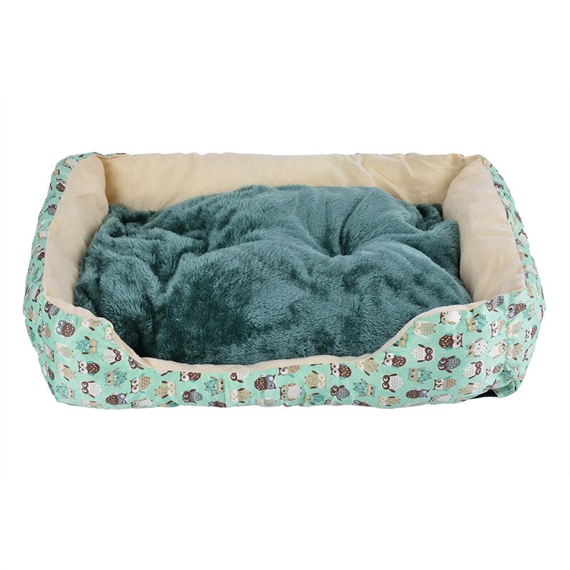 Kæledyrshund seng dyr tegneserieformet måtte liggestol sofa aftagelig kæledyrsseng hundeunderlag kenneler vintervarmende stor kurv madras  #1: J / 50 x 38 x 15cm