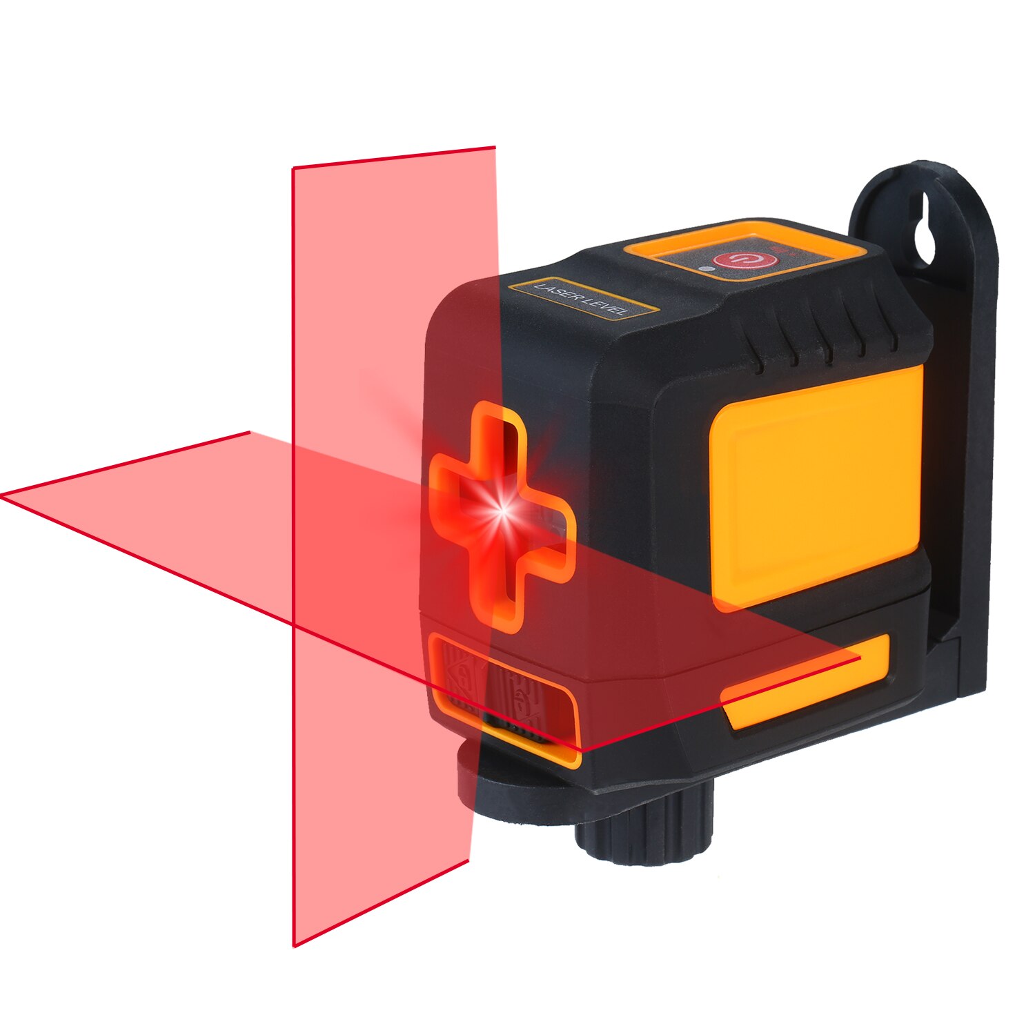 KKMOON-niveau Laser Portable à nivellement automatique Horizontal et Vertical, croix, Mini Instrument à nivellement automatique: Red Beam T03