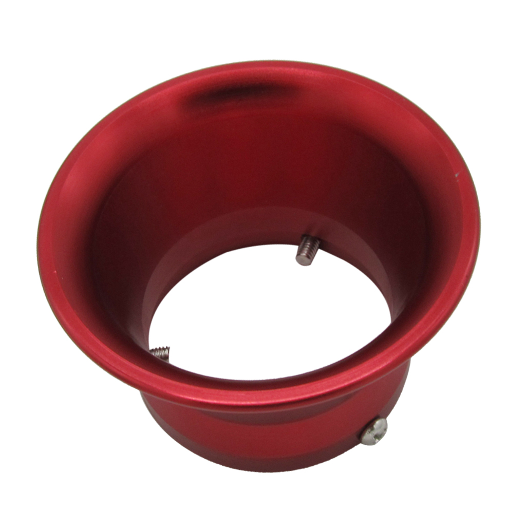 Carburador modificado para motocicleta de 50mm, filtro de aire, taza de cuerno de viento, compatible con Keihin OKO KOSO PWK24/26/PE 28/30 CVK28/30: Red