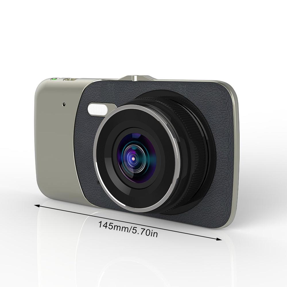 X4.4" Car DVR Rear View Mirror GPS Dual Lens Camera Car DVR Dash Cam Video Recorder G-Sensor Night Vision