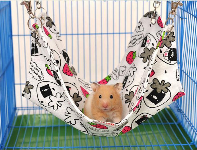 Pet Rat Hamster Opknoping Bed Chinchilla Hangmat Cavia Konijn Hangmat Kooi Accessoires Voor Kleine Dieren D545