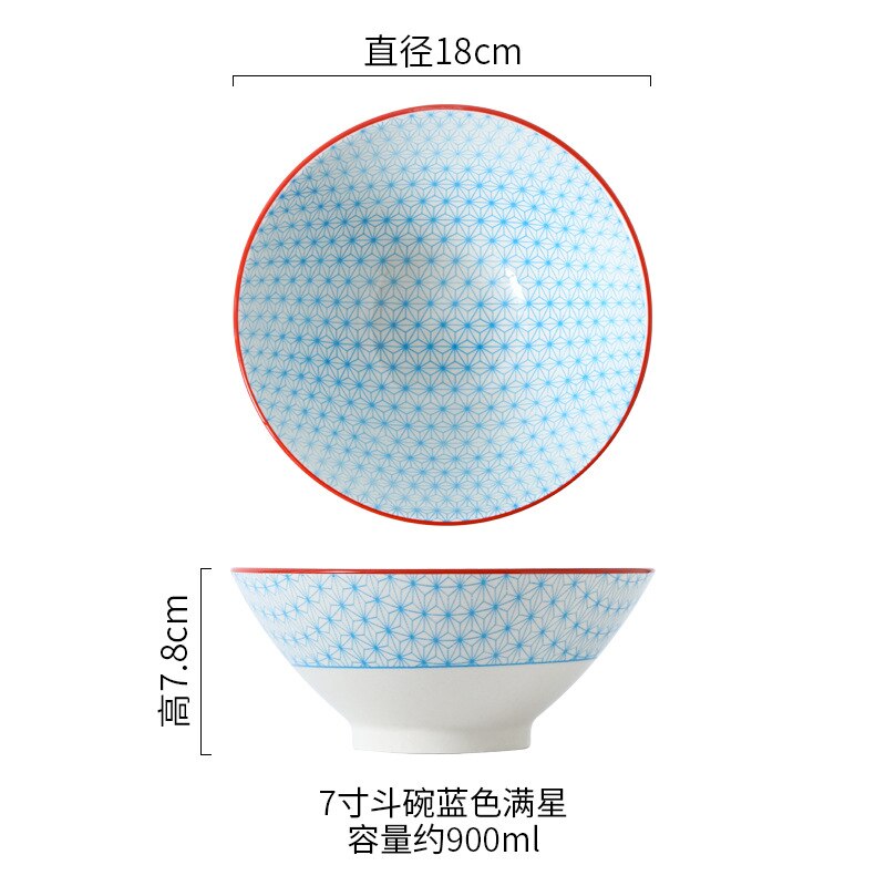 Salade Soep Ramen Kom, 32 Oz Stapelbaar Ronde Fijn Porselein Granen Pasta Serveerschaal, grote Capaciteit Microwavable Keramische Bowls: J