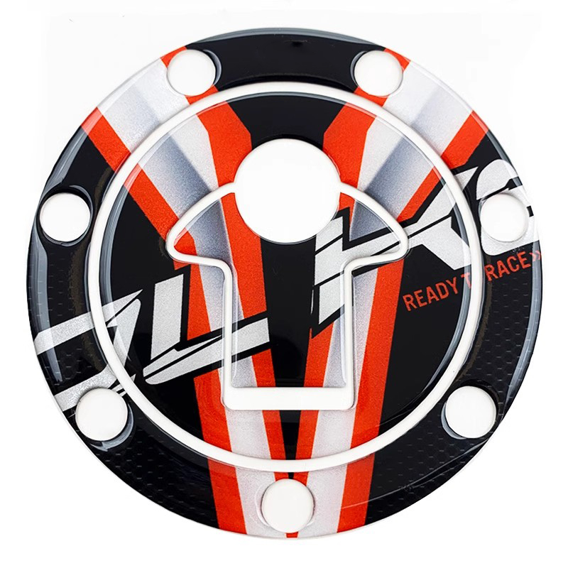 Adesivo coperchio serbatoio carburante Decorazione 3D moto adatta per KTM DUKE 125 200 390 200 790 RC200 RC390 150NK R2R gomma morbida: Lavanda
