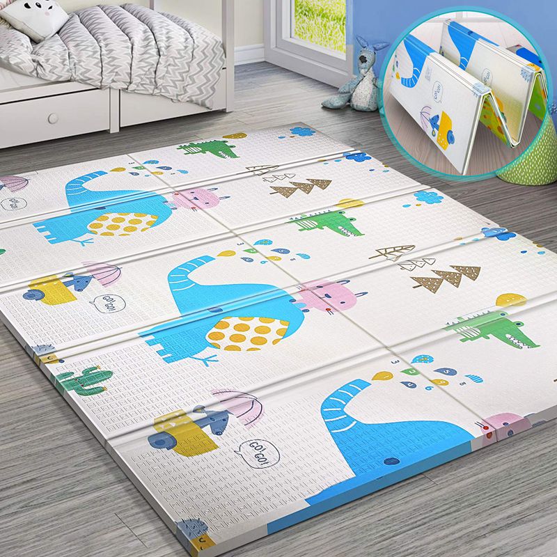 Opvouwbare kruipmat voor kinderen, kinderspeelgoed, cartoon babyspeelmat, dubbelzijdige babyklimmat, kinderkleed, waterdichte speelmatten