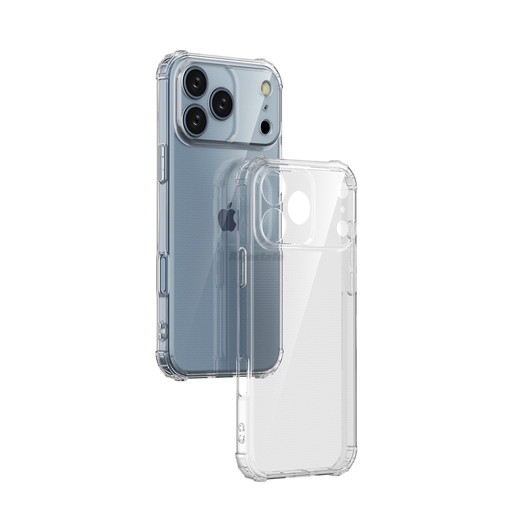 Capa de silicone transparente para iphone 17 16 15 14 13 12 11 pro xs max xr x 7 8 plus se 2020 2022 capas transparentes à prova de choque fundas