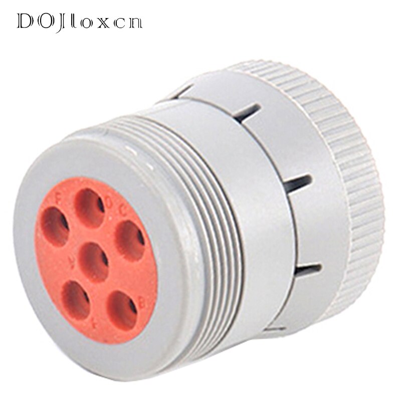 1-2 Sets 6 Pin Male Female Connector ROHS Environmental Protection IP68 Waterproof Flame Retardant HD16-6-12S-B010 HD10-6-12P: 6p female