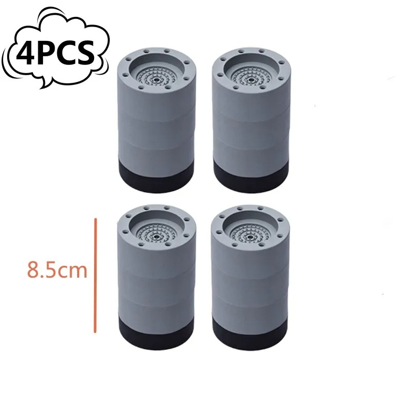 4 stuks anti-vibratie pads voor wasmachines, plastic pootjes, universele stille antislipmat, anti-vibratie pad, pootbasis