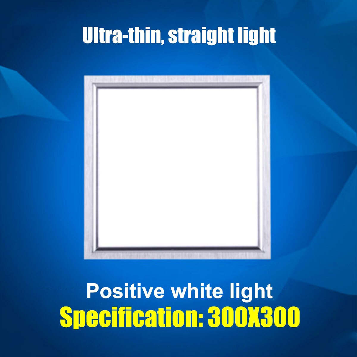 Led plafondlamp moderne led plafondlamp luminaria goud/zilver koud witte plafondlamp vierkante whiteboardlamp voor de woonkamer: Wit licht 300 x 300 / 20w