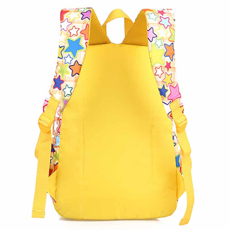 SONNE ACHT Glücklich Stern Mädchen Rucksack Licht Schule Tasche 43 CM Glücklich Stern Druck freundlicher Rucksack Pack Für Mädchen SchöNe