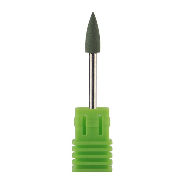 Bullet Head Nail Boren Rubber Silicon Bit Nail Buffer Mills Voor Manicure Pedicure Schoon Polish Gereedschappen: C3