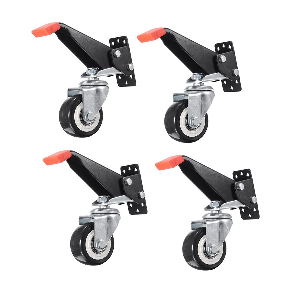 1/2/4 Pcs Set Zware 660 Lbs Werkbank Wielen Kit Intrekbare Caster Wielen Voor Werkbanken Machines & Tafels