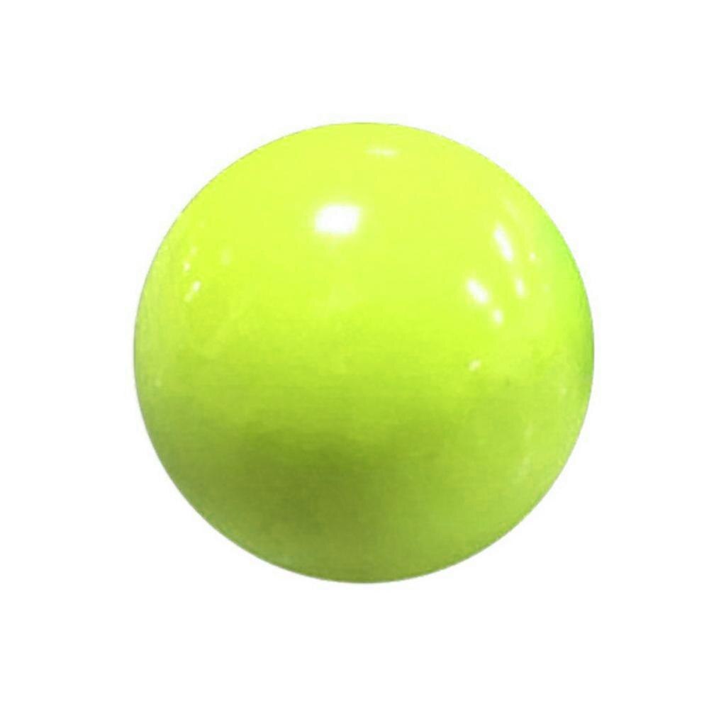 4Pcs Stick Wand Ball Fluoreszierende Squash Weihnachten Klebrige Ziel Ball Dekompression Werfen Zappeln Spielzeug Kinder Neuheit Stress Relief: 45mm Yellow