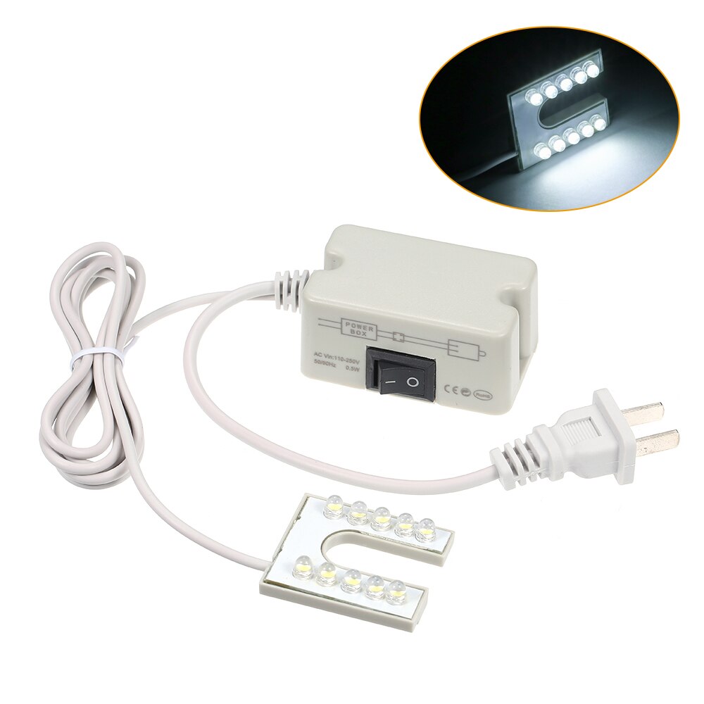2W 10Led Lumineux Superbe Couture Vêtements Machine Légère Multifonctionnel Flexible Lampe de Travail lumière pour Établi Tour Perceuse