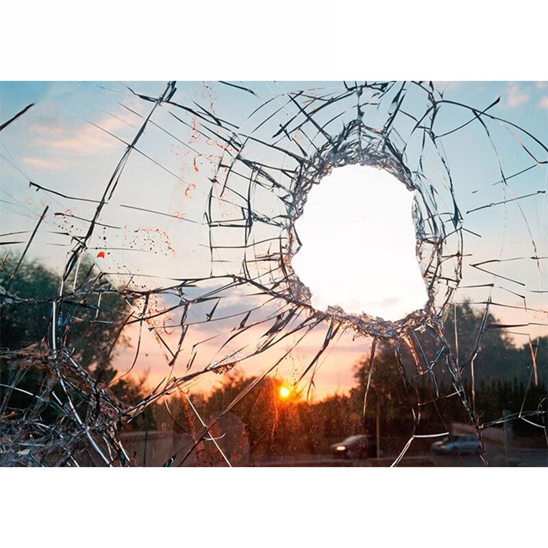 50cmX152cm 4mil transparent safety explosion-proof car decorative glass protective window film