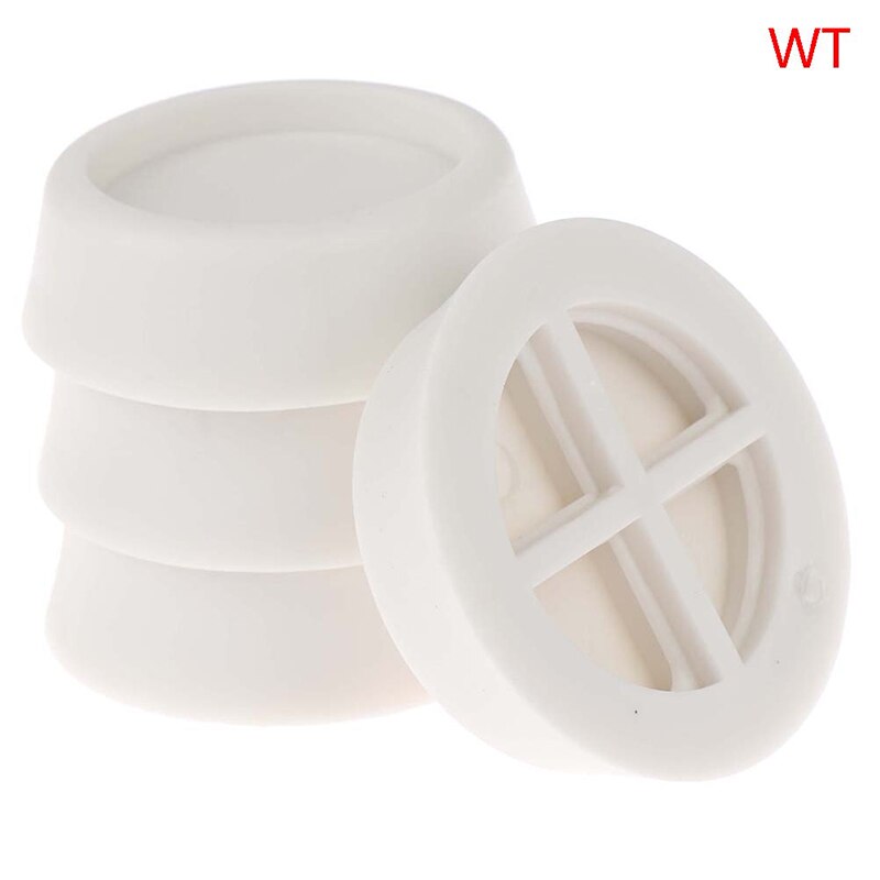 4Pcs Anti Vibration Non Slip Elasticity Rubber Mat Washing Machine Feet Pads Dryer Universal Fixed Non-Slip Pad: WT