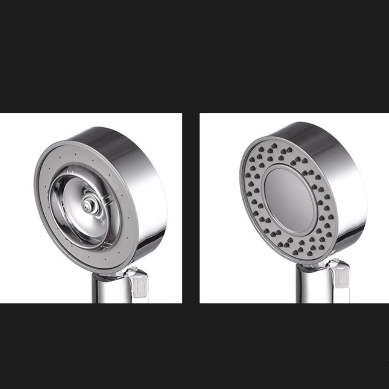 double ways shower head, with 3 functon 2 face water out bathroom general shower led spary bathroom mixer