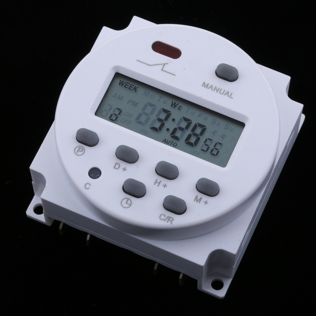 Baomain Digitale LCD Programmeerbare Timer CN101C Input 12V Output 12V